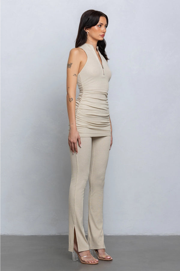 CIERRA HALF ZIP TUNIC SET