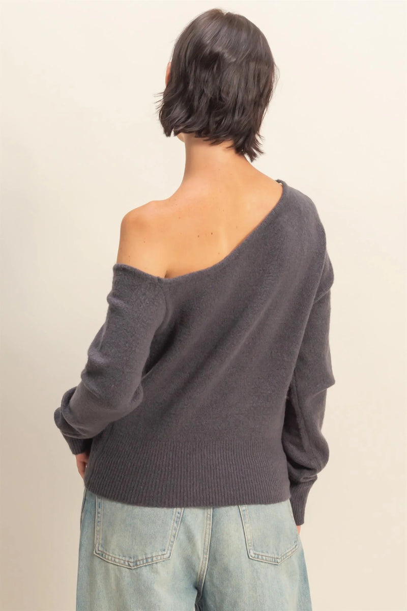 JOSIE ASYMMETRIC SWEATER