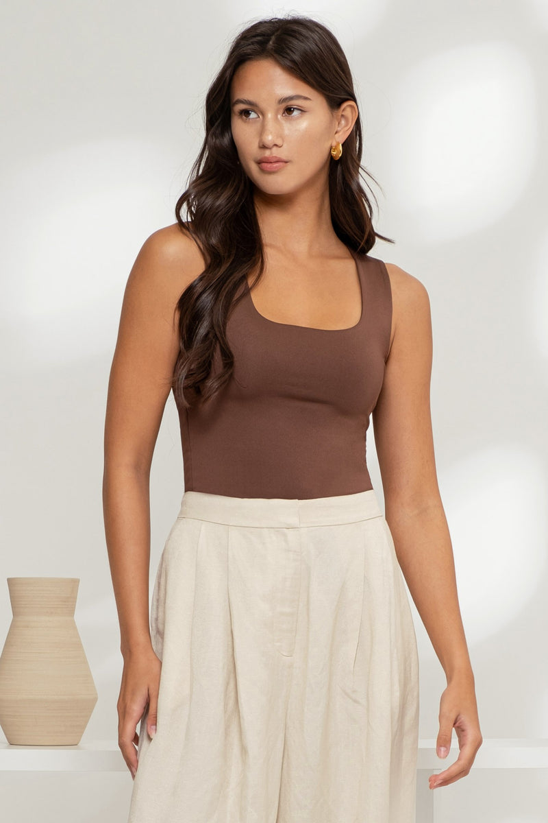 NAYA BUTTER TOP (COFFEE BEAN)