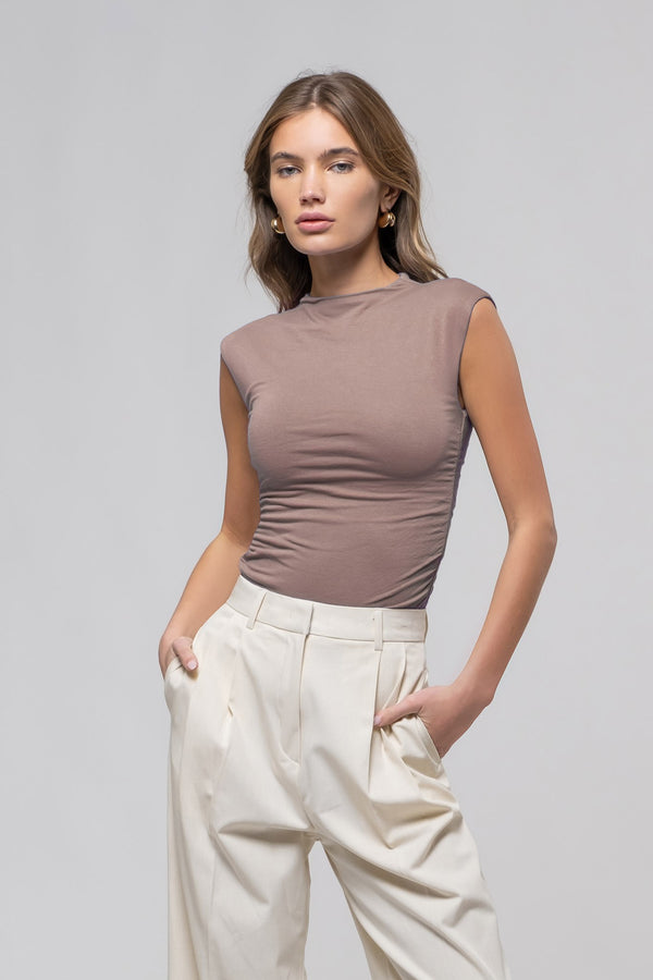 NABI TOP (TAUPE)