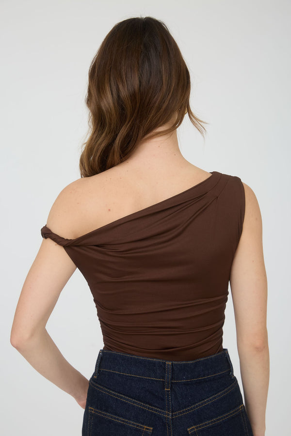 BETTY KNIT TOP (CHOCOLATE)