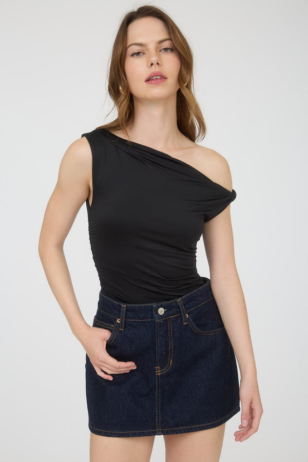BETTY KNIT TOP (BLK)