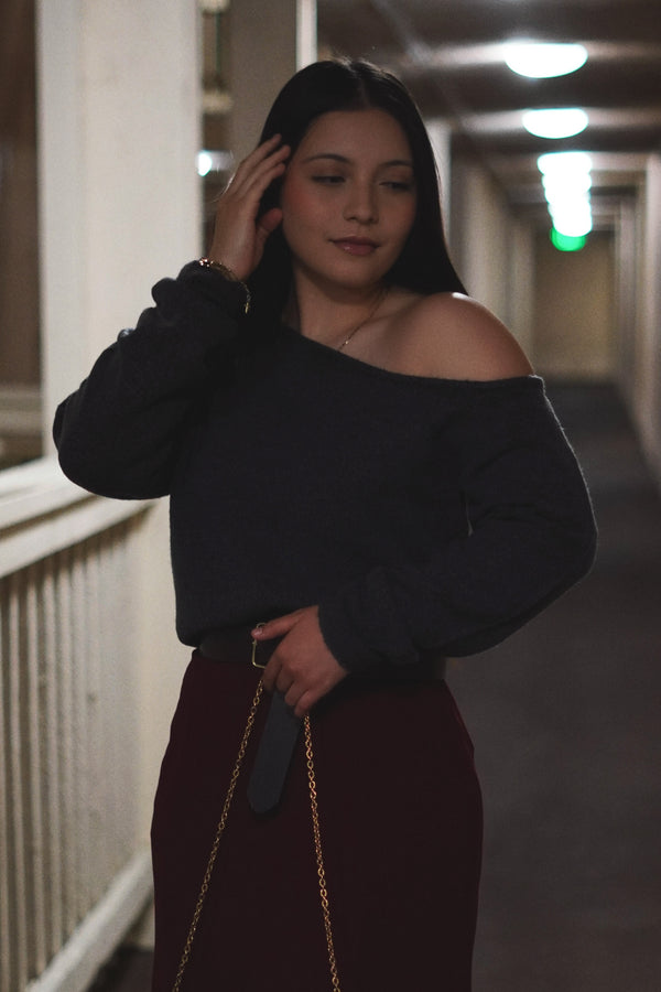 JOSIE ASYMMETRIC SWEATER