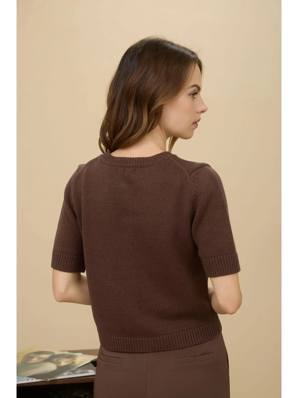 NIKKI SHORT SLEEVED CARDIGAN