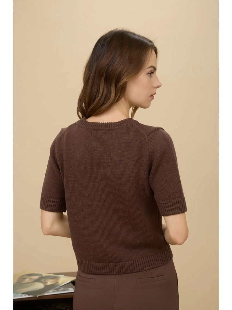 NIKKI SHORT SLEEVED CARDIGAN