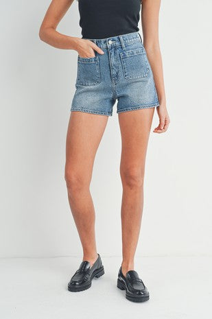 KAYLANI PATCH POCKET SHORTS