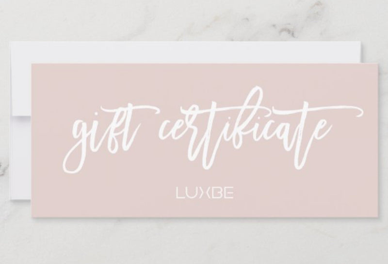 LUXBE GIFT CARD