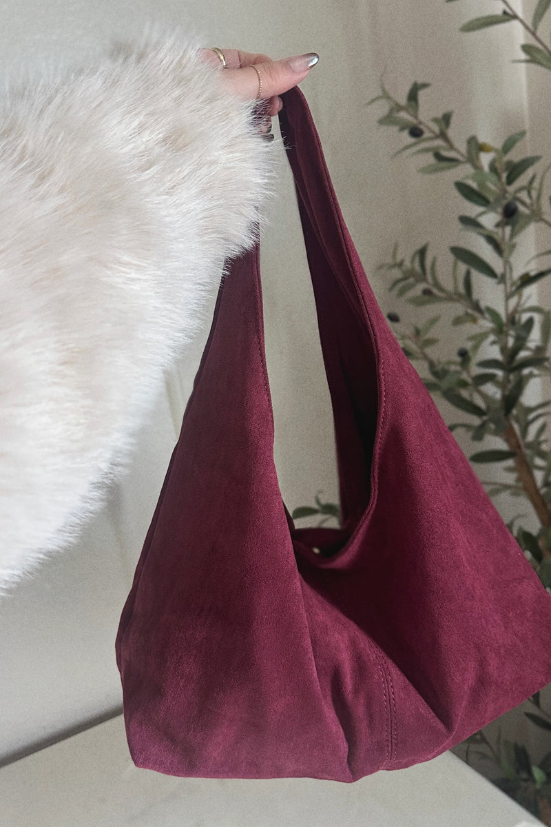 JAYLENE SUEDE HOBO BAG