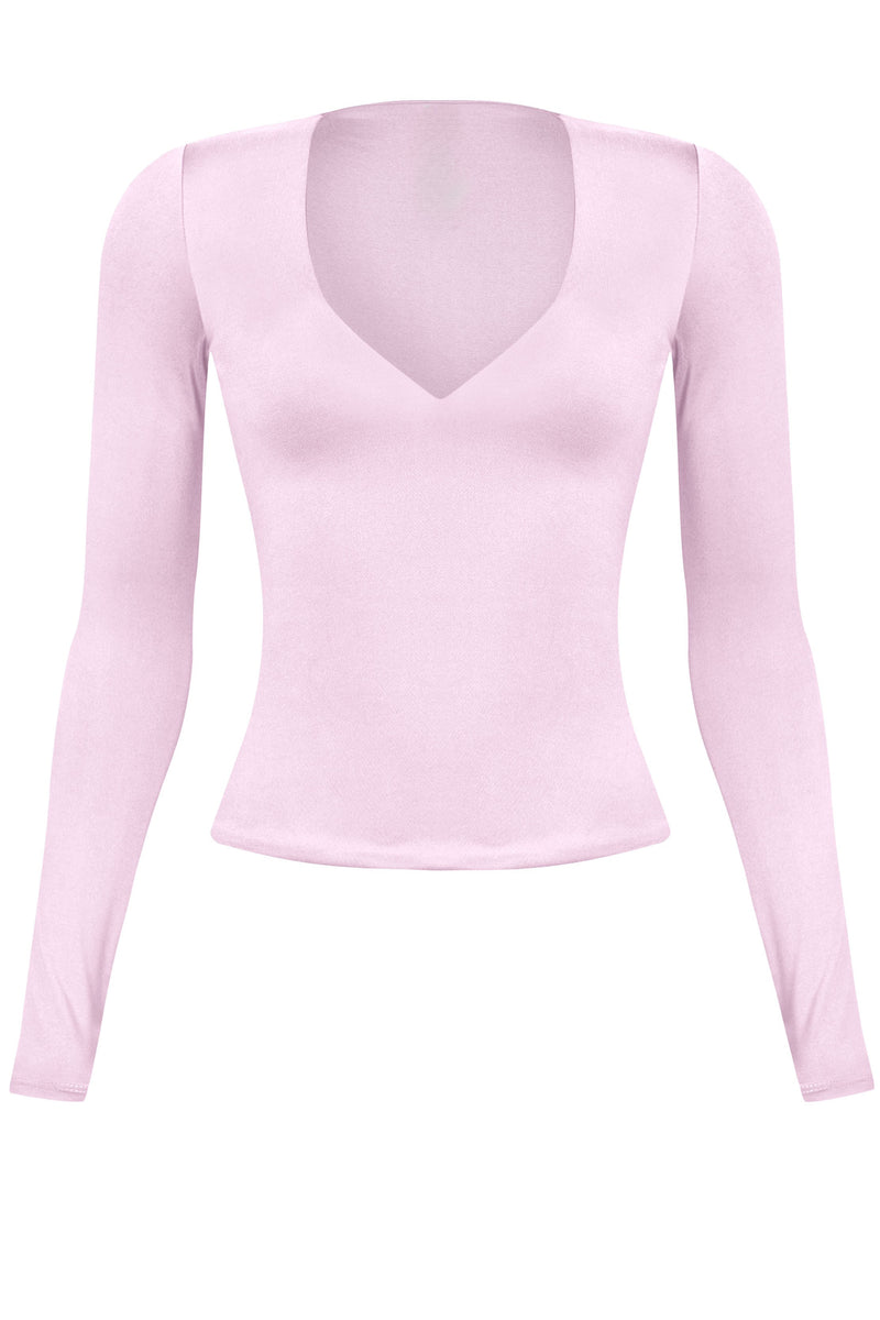 BRENNA BUTTER TOP (ROSE)