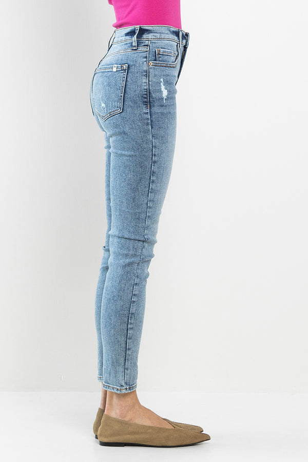 DELMA SKINNY HIGH RISE JEANS