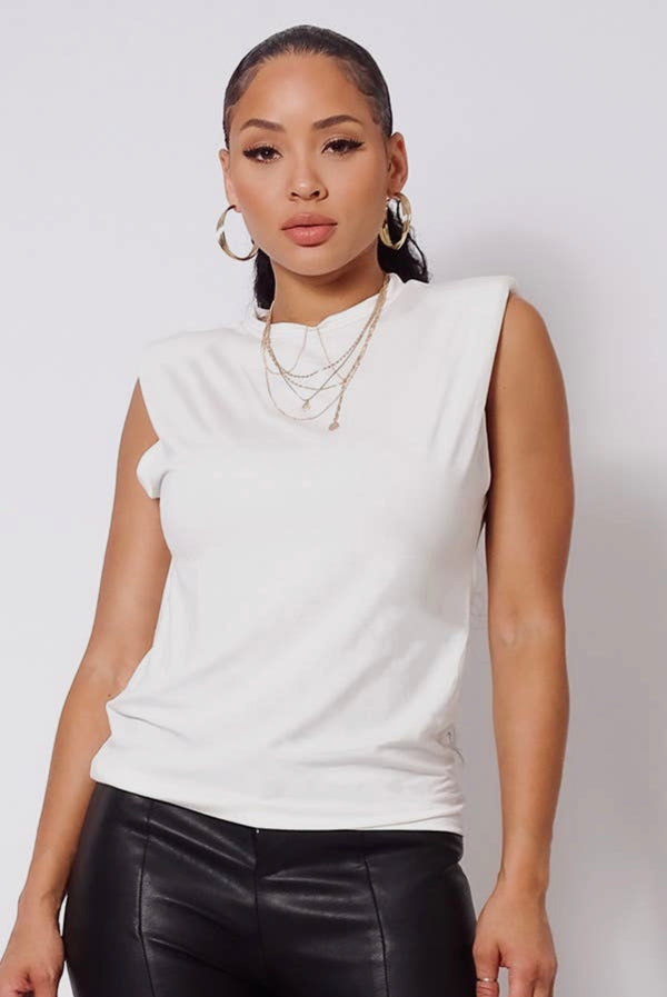 KARLA POWER TANK (IVORY)