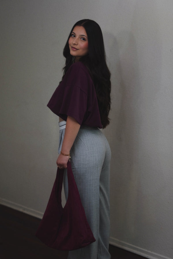 LAURA CONTARST WAIST TROUSERS